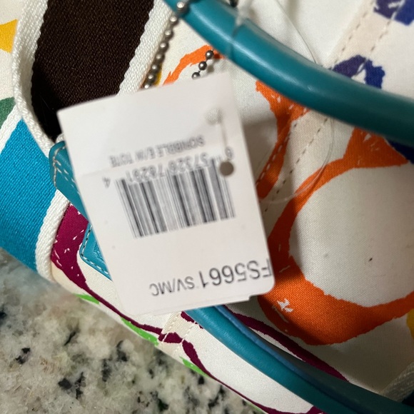 NWT Y2K Coach Scribble Tote - Picture 5 of 10
